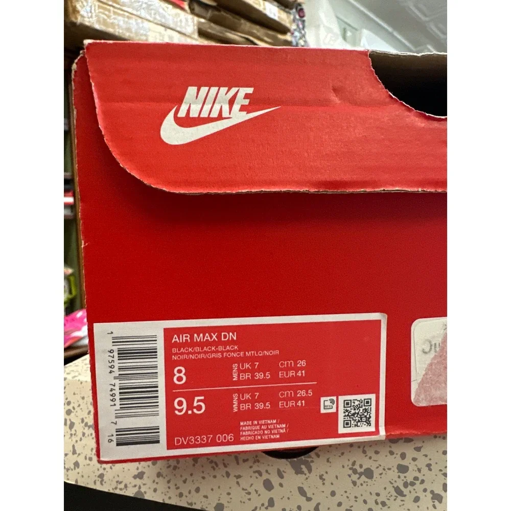 Nike Air Max DN Triple‎ Black Anthracite Mens Size 8 DV3337-006 New in Box